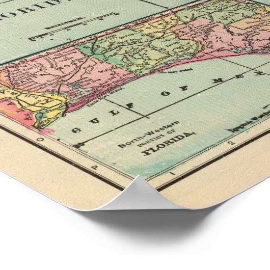 Florida 4 poster (Hoek)