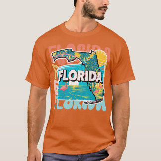 FLORIDA 50 retro staten TShirt