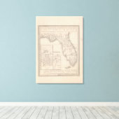 Florida 5 canvas afdruk (Insitu (Houten vloer))