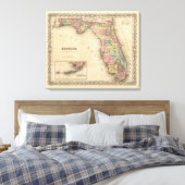 Florida 7 canvas afdruk (Insitu (Slaapkamer))