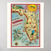 Florida 8x10 met Border Poster Print (Voorkant)