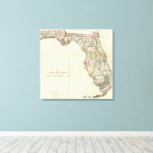 Florida 9 canvas afdruk (Insitu (Houten vloer))
