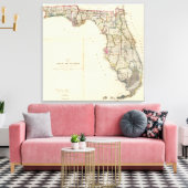 Florida 9 canvas afdruk (Insitu (Woonkamer))