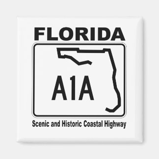 Florida A1A Schilderachtig en historische kustweg Magneet