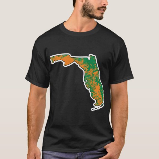 Florida A_M Tie Dye State T-shirt (Voorkant)