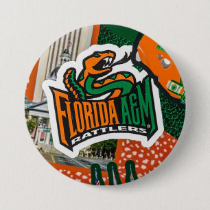 Florida A&M Wedstrijd Knop Ronde Button 7,6 Cm