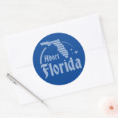 Florida afbreken ronde sticker (Envelop)
