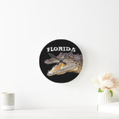 FLORIDA ALLIGATOR Acryl Wandklok (Huis)