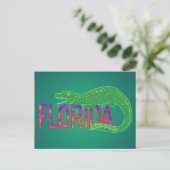 Florida Alligator Briefkaart (Staand voorkant)