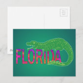 Florida Alligator Briefkaart (Voorkant / Achterkant)