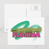 Florida Alligator Briefkaart (Voorkant / Achterkant)