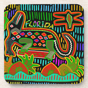 Florida Alligator - Hurrican Critters Bier Onderzetter