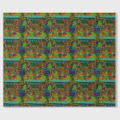 Florida Alligator - Hurrican Critters Cadeaupapier (Vlak)