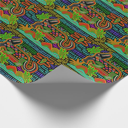 Florida Alligator - Hurrican Critters Cadeaupapier (Hoek)