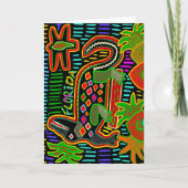 Florida Alligator - Hurrican Critters Kaart (Voorkant)