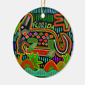 Florida Alligator - Hurrican Critters Keramisch Ornament (Links)