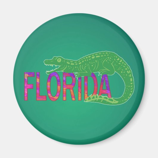 Florida Alligator Magneet (Voorkant)