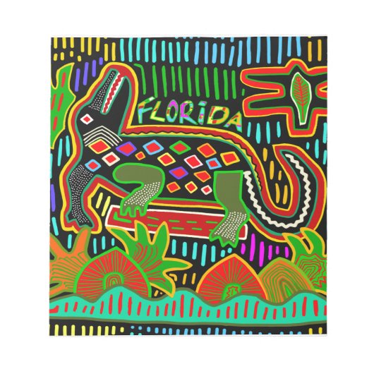 Florida Alligator - Orkaan Beesten Notitieblok (Voorkant)