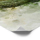 Florida Alligator Painting Poster (Hoek)