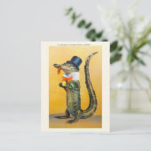  Florida Alligator Post Card Briefkaart (Staand voorkant)