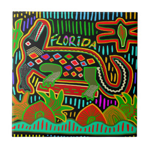 Florida Alligator Tegeltje