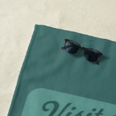 Florida Alligator Wrestling | Funny Retro Beach Strandlaken (In situ)