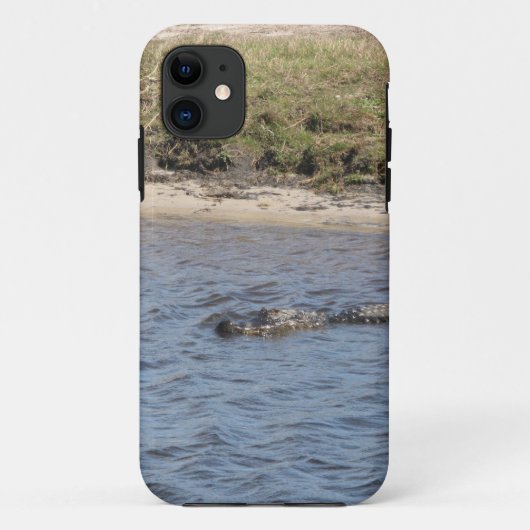 Florida Alligator Zwemmen Natuurfotografie Case-Mate iPhone Case (Achterkant)