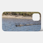 Florida Alligator Zwemt in het Wild Case-Mate iPhone Case (Achterkant (horizontaal))