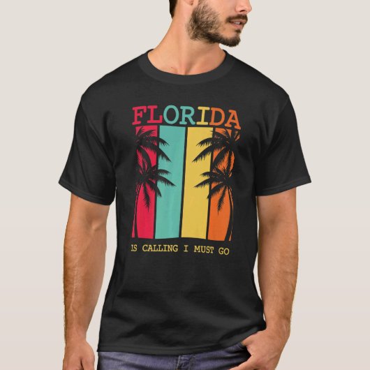 Florida America Summer Trip Vacation Vakantie Chil T-shirt (Voorkant)