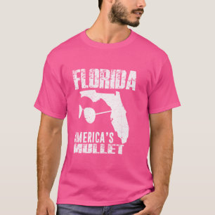 Florida Amerika's Mullet Grappig Patriottisch Amer T-shirt