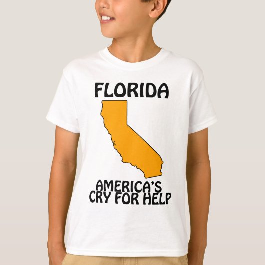 Florida - Amerika's S.O.S. T-shirt (Voorkant)