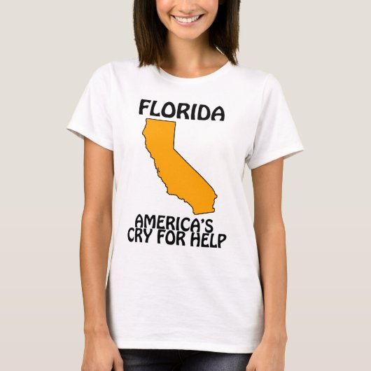 Florida - Amerika's S.O.S. T-shirt (Voorkant)