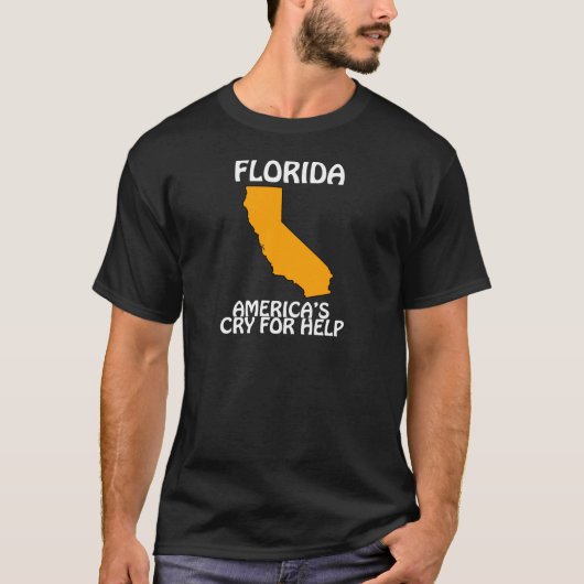 Florida - Amerika's S.O.S. T-shirt (Voorkant)