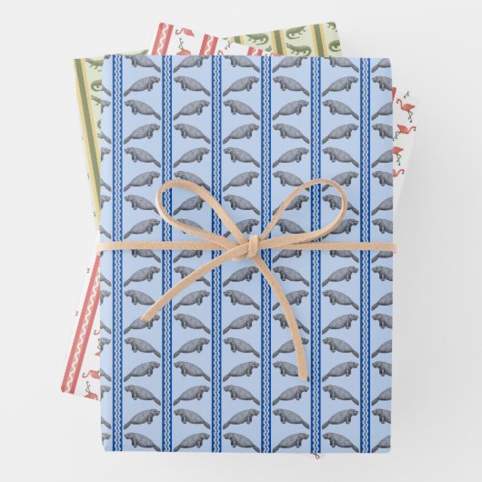 Florida Animals Wrapping Paper  (In situ)