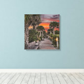 Florida Anna Marie Sunset Canvas Afdruk (Insitu (Houten vloer))