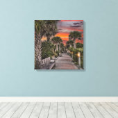 Florida Anna Marie Sunset Canvas Afdruk (Insitu (Houten vloer))