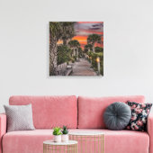 Florida Anna Marie Sunset Canvas Afdruk (Insitu (Woonkamer))