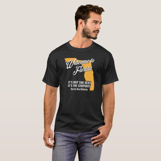 Florida Anti Gov Ron Desantis T-shirt (Voorkant volledig)