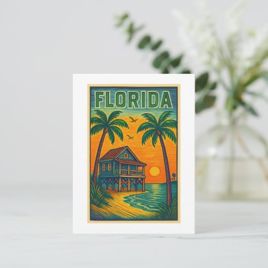 Florida Art Briefkaart (Staand voorkant)