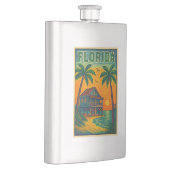 Florida Art Metal Flask Flacon (Rechts)