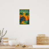 Florida Art Print Poster (Keuken)