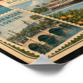 Florida Authentieke Vintage Stijl Poster (Hoek)