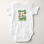 Florida Baby Alligator! Romper (Achterkant)