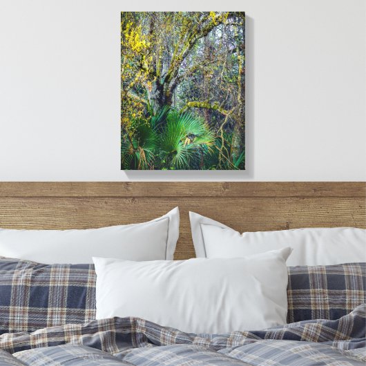 "Florida Backwood" Wall Art Canvas Afdruk (Insitu (Slaapkamer))