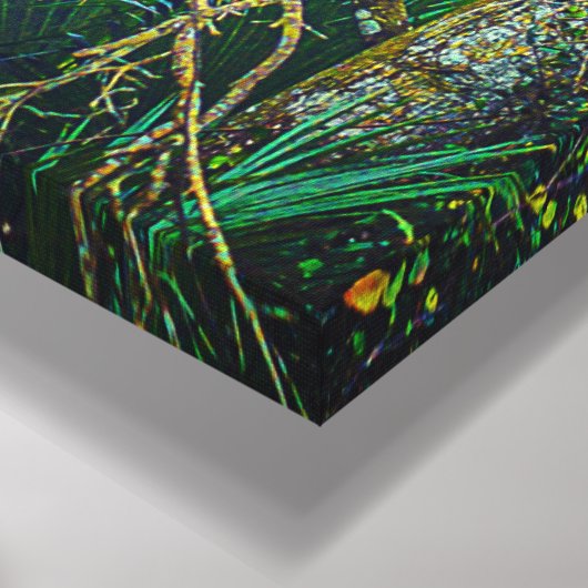 "Florida Backwood" Wall Art Canvas Afdruk (Hoek(Onderkant))