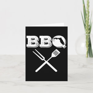 Florida BBQ Grilling Dad Redding Sappig Vlees Rook Kaart