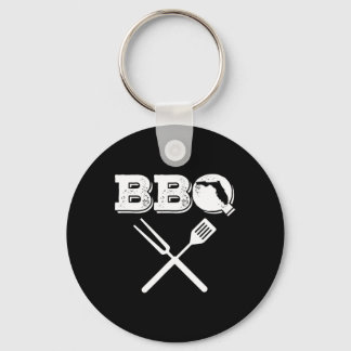 Florida BBQ Grilling Dad Redding Sappig Vlees Rook Sleutelhanger