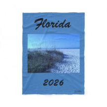 FLORIDA BEACH 2026 FLEECE DEKEN