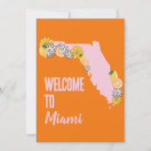 Florida Beach Bachelorette Party Weekend Itinerary Kaart (Voorkant)