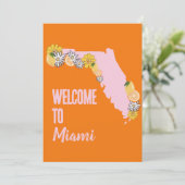 Florida Beach Bachelorette Party Weekend Itinerary Kaart (Staand voorkant)